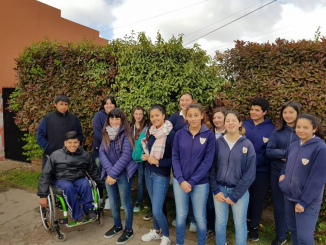 Alumnos en jornada de educación vial